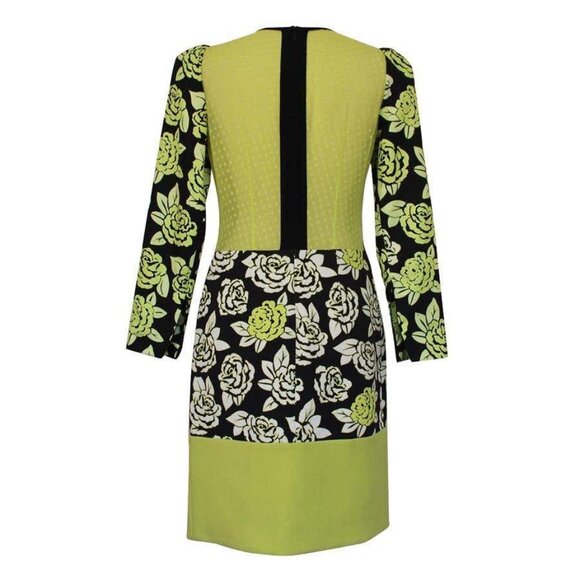 Emanuel Ungaro *NEW* Green Floral Thigh Slit Dress - Picture 5 of 16